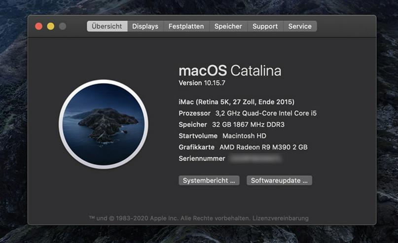 Bild 9: Apple iMac 27 Zoll 5K Retina 2015 | 1TB Fusion | 32GB Ram | 3,2GHz i5
