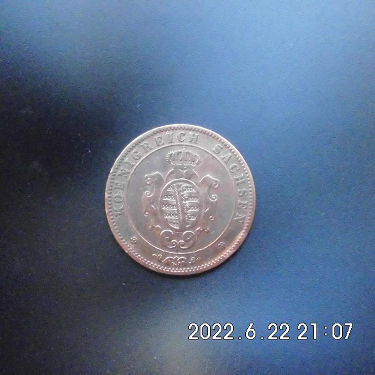5 Pfennig 1862 Sachsen - Deutsche Mark - Bild 1