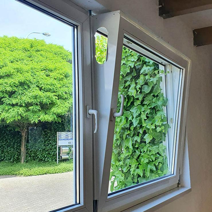 Bild 15: Fensterabdichtung, Klimageräteanschluss, Abluftschlauch Fenster ohne kleben oder bohren