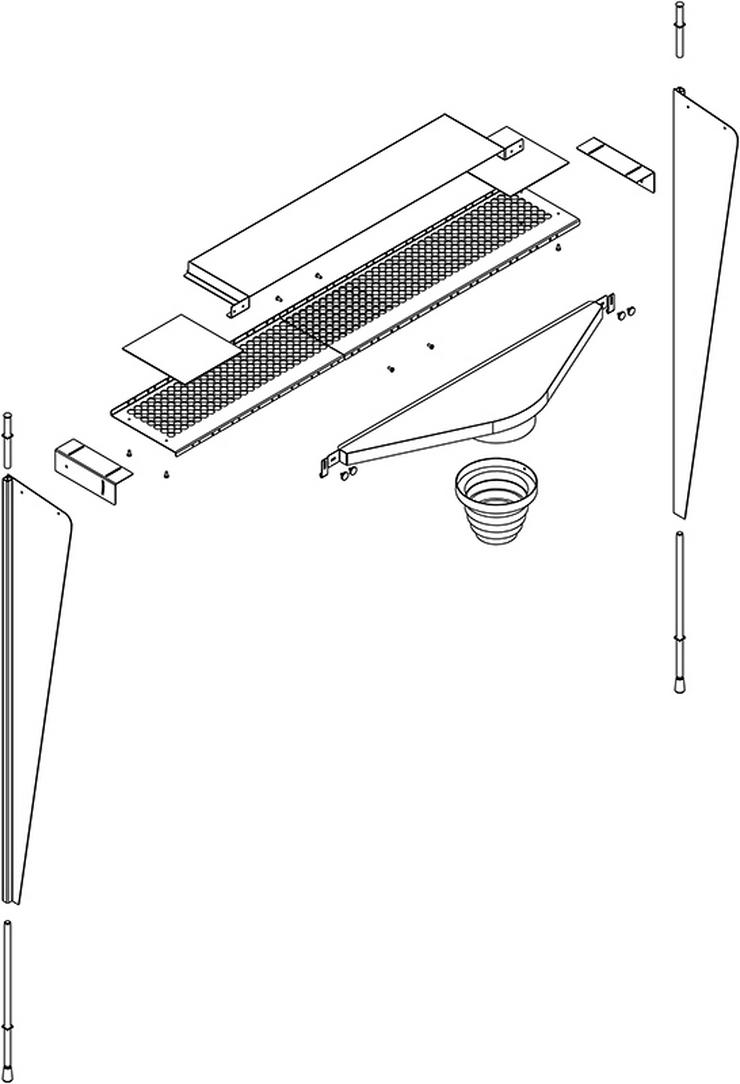 Klimageräteanschluss, Abluftschlauch Fenster, Fensterabdichtung System für Kippfenster von austmetall, OHNE BOHREN UND OHNE KLEBEN  - Klimageräte & Ventilatoren - Bild 8