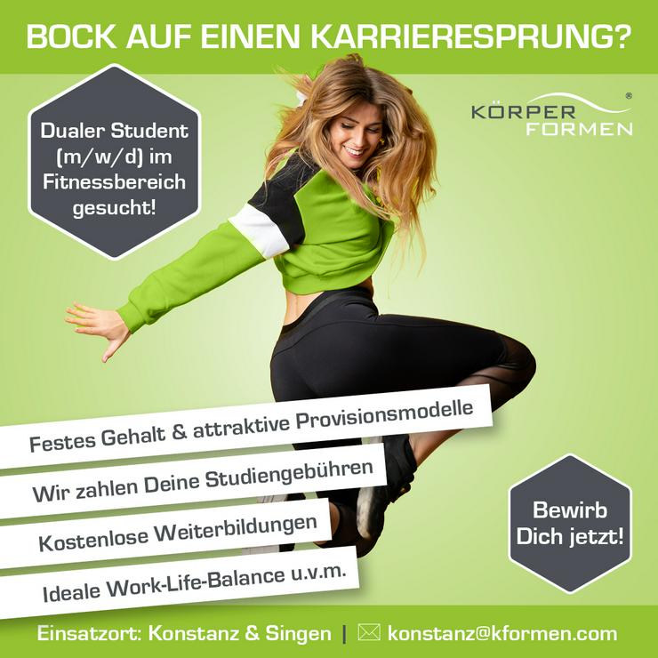 Duale Fitnessstudenten/-innen (m/w/d) in Konstanz gesucht!