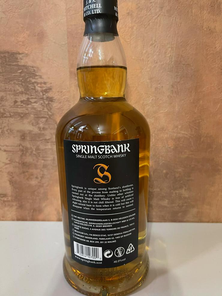 Springbank 10 Jahre Single Malt CAMBELTOWN - Spirituosen - Bild 2