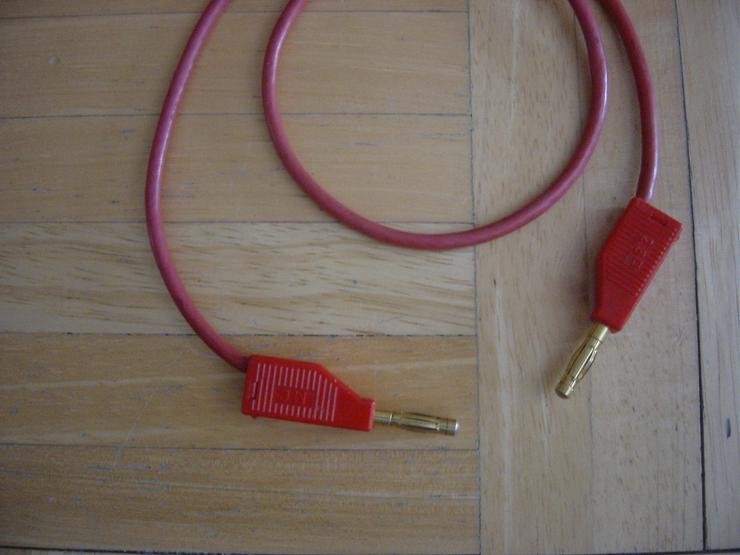 Bild 5: Multi-Contact (MC)Kabel 60 cm,2,5 mm², beidseitig 4 mm 2 x Bananenstecker, 19 A, 1000 V, Neu