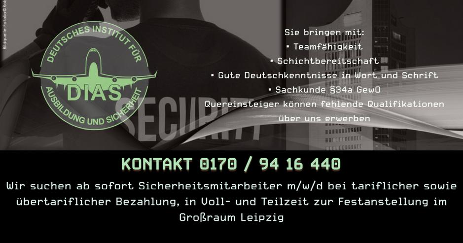 Wir suchen Sicherheitskräfte m/w/d in Leipzig und Umgebung - Weitere - Bild 1
