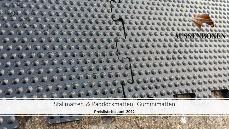 Bild 2: Stallmatten, Paddockmatten, Gummimatten & Liegematten für Rinder und Liegeplätze