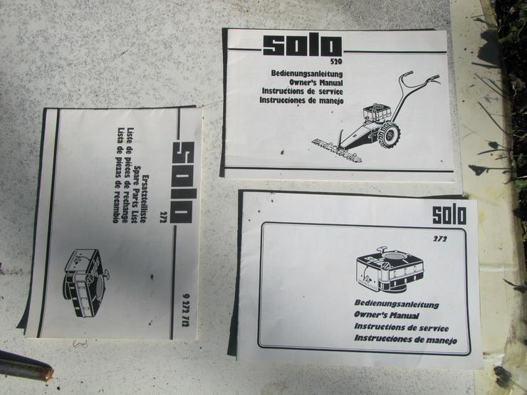 Bild 2: SOLO-Kombimäher und Hacke