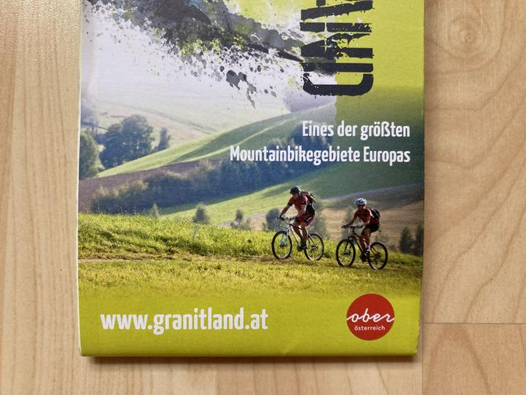 Bild 2: Faltkarte Mountainbike-Region Granitland/Oberösterreich - UNBENUTZT