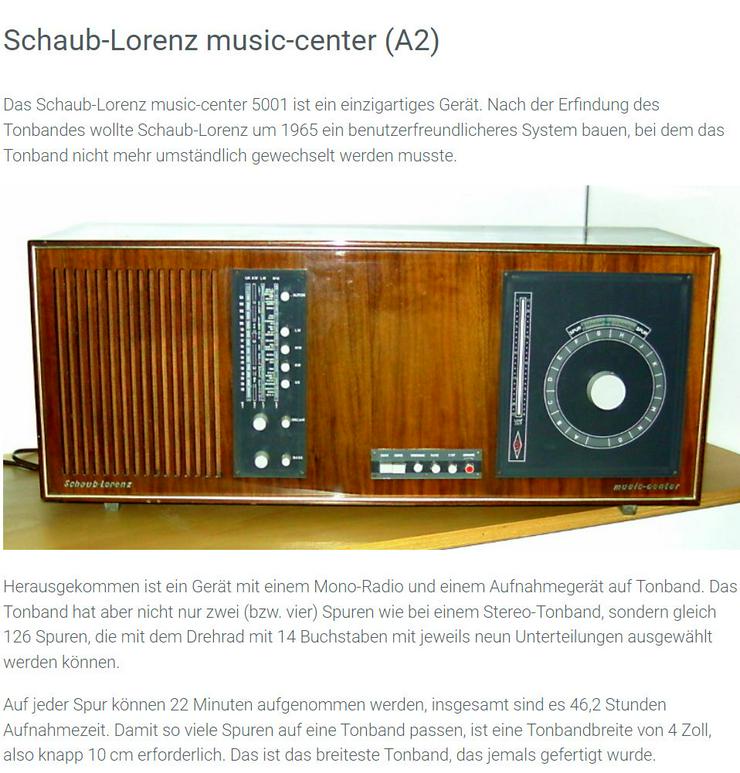 Schaub Lorenz Musikcenter 5001