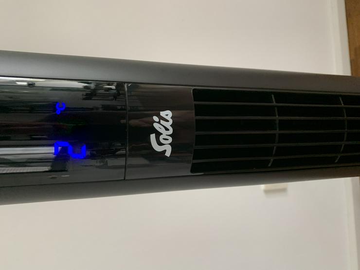 Bild 2: Turmventilator Solis Easy Breezy mit Fernbedienung, Temperaturanzeige und eingebautem Staubfilter ca. 90 cm hoch ,