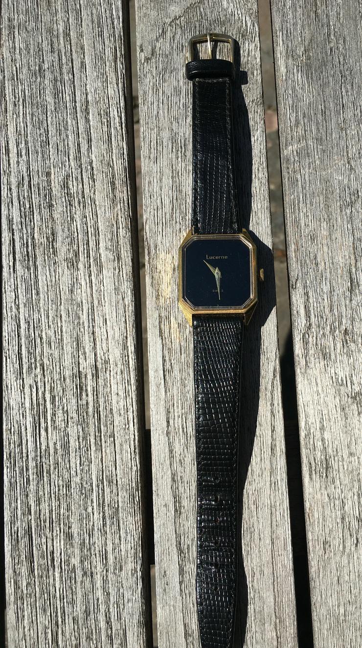 Bild 4: SWISS Vintage Uhr : "LUCERNE" funktioniert