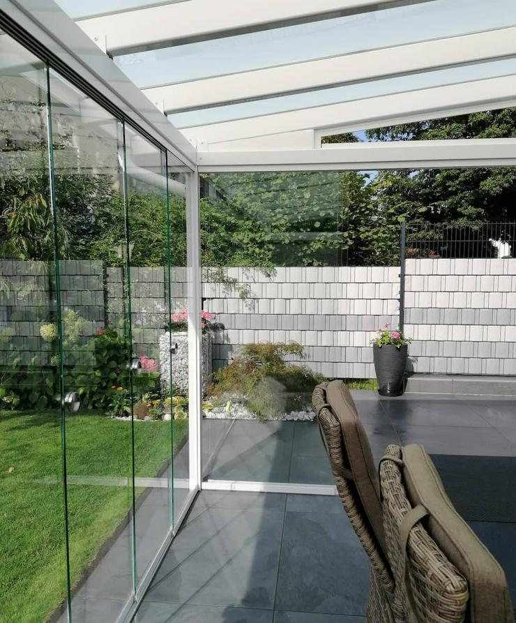 Bild 4:  Glasschiebewand 500x210cm ESG 10mm Wintergarten Terrassendach