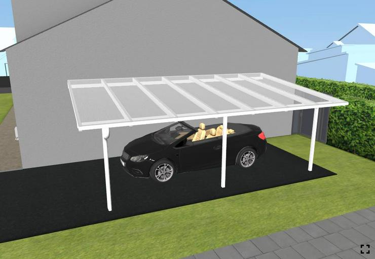 Carport  Aluminium 406x300cm Stegplatten  - Weitere - Bild 3