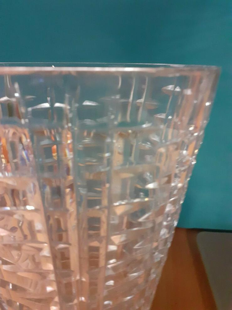Massive Bleikristall Vase Handgeschliffen