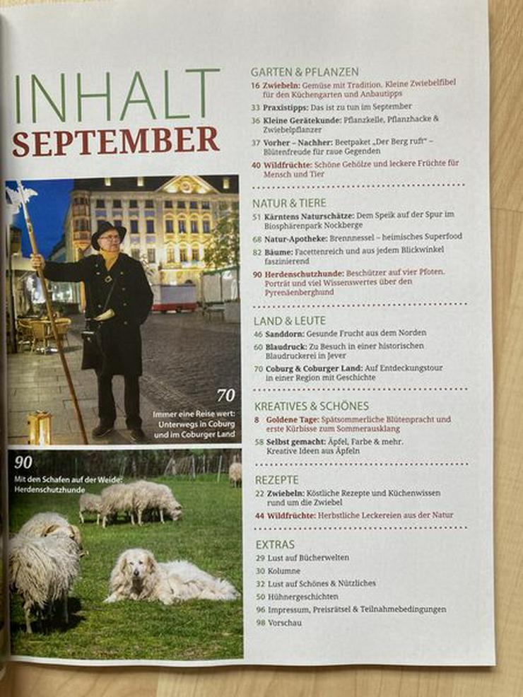 Gartenmagazin „Lust auf Natur“ Heft 9 September 2022 - UNGELESEN - Zeitschriften & Zeitungen - Bild 2