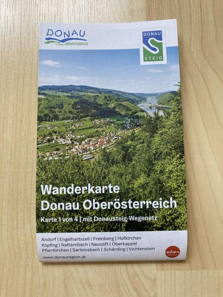 Wanderkarte 1 von 4 Donau Oberösterreich - UNBENUTZT