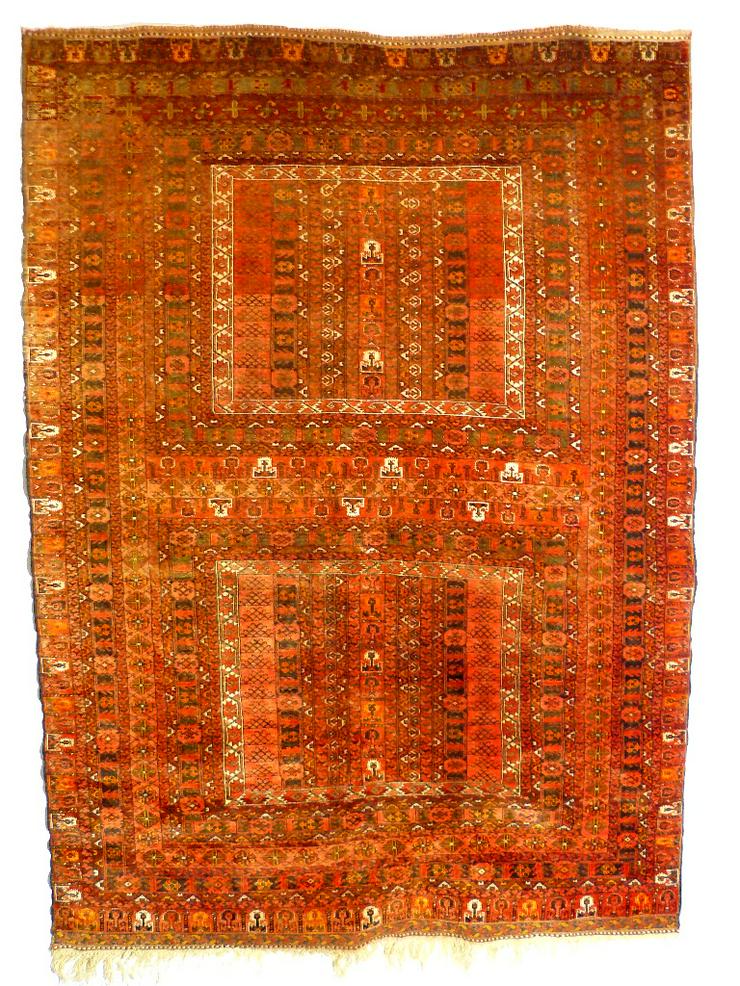 Nomaden- Teppich Salor Engsi Hatschlu ca. 1800 (T070) - Fliesen & Teppiche - Bild 1