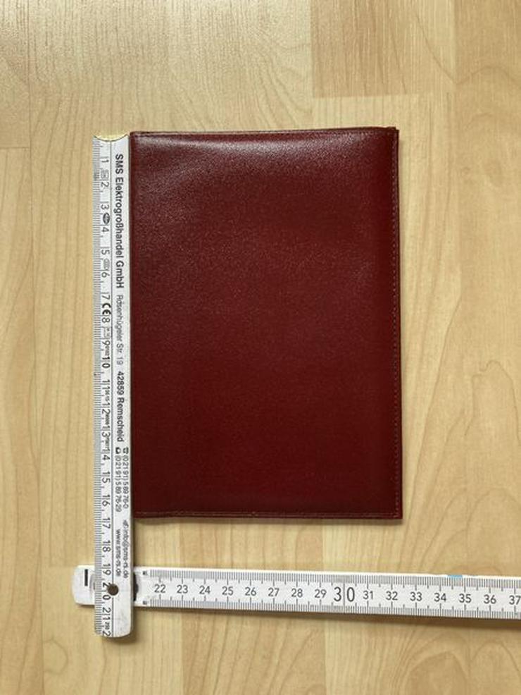 Ausweistasche Dokumententasche Brieftasche, rot – Echtleder - UNBENUTZT - Taschen & Rucksäcke - Bild 1