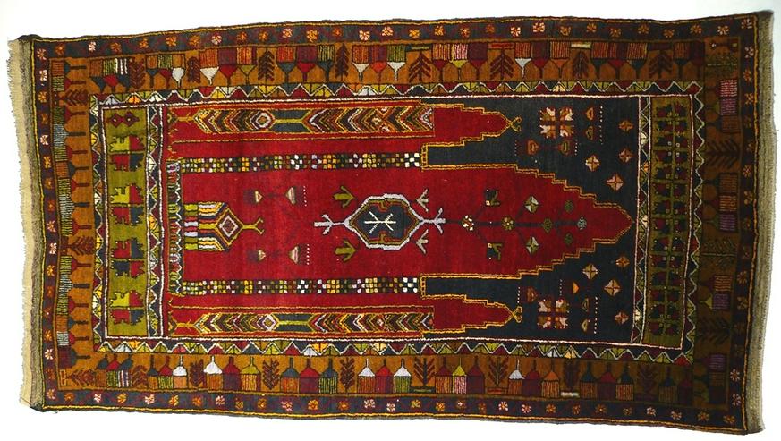 Orientteppich Konya Türkei antik. T086