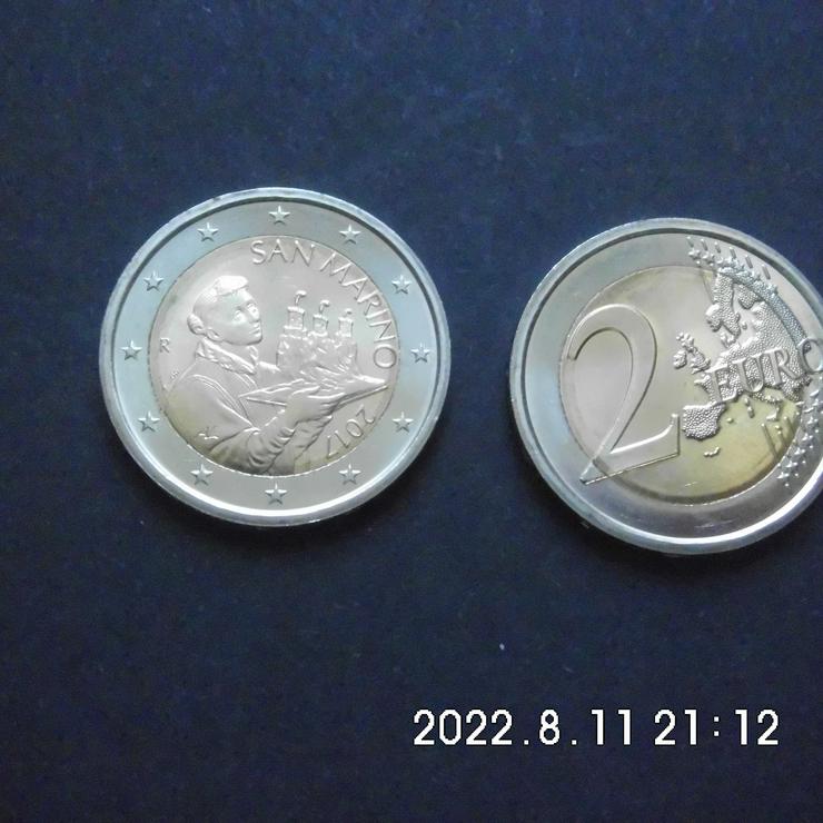 2 Euro Kursmünze San Marino 2017 - Euros - Bild 1