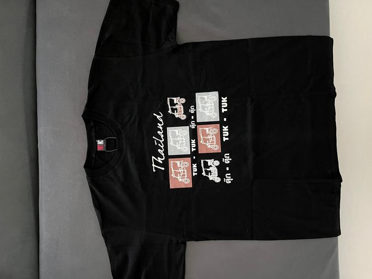 Kurzarm T-Shirt "I love Thailand" in schwarz und Gr. L; Neu
