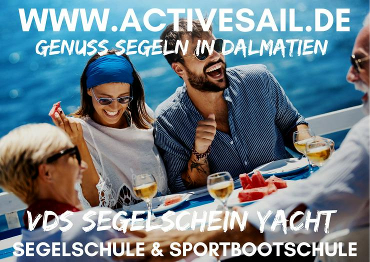 Segeln lernen in Dalmatien - Trogir / Split. 1 Woche gesamte Yacht incl. Segelausbildung - Skipper (saisonunabhängiig) € 3.490
