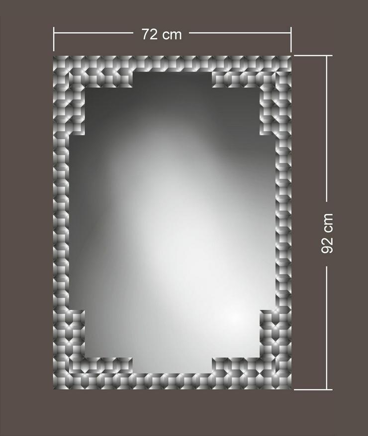 BEVELLI Kristallglasspiegel mit Facettenschliff mit wunderschönen Minispiegelfliesen - Weitere - Bild 9