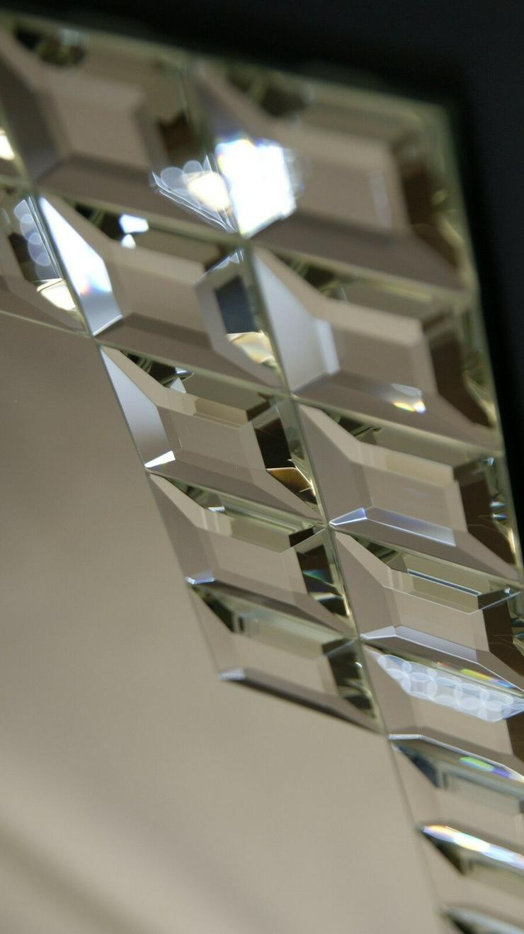 BEVELLI Kristallglasspiegel mit Facettenschliff mit wunderschönen Minispiegelfliesen - Weitere - Bild 5