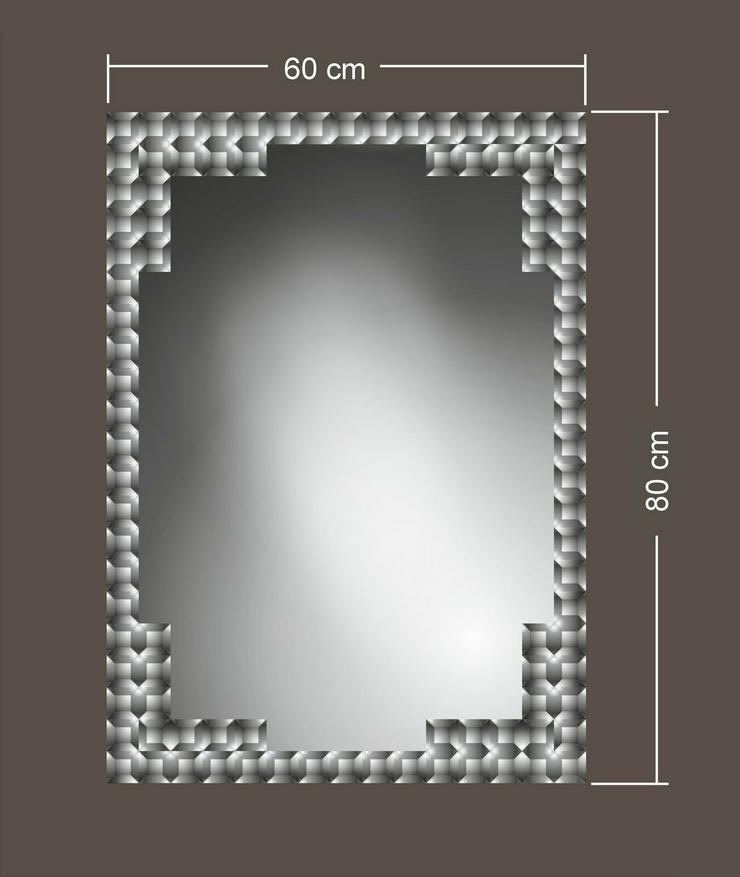 Bild 7: BEVELLI Kristallglasspiegel mit Facettenschliff mit wunderschönen Minispiegelfliesen