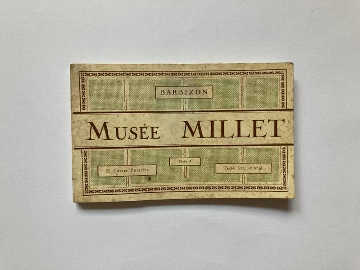 Musée Millet - sehr altes Postkartenbuch / Barbizon/Frankreich - Seltenheit