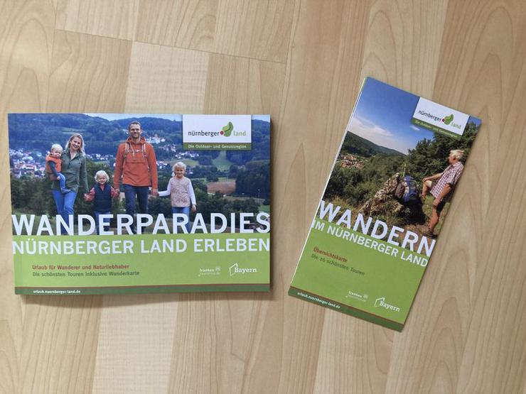 Wandertourenheft + Karte 26 Touren Nürnberger Land - UNBENUTZT - Reiseführer & Geographie - Bild 1