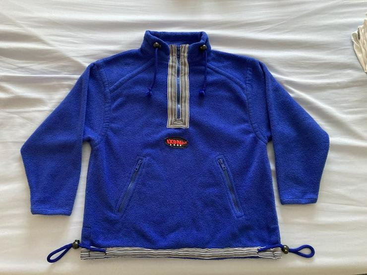 Fleece Pullover Gr. 128/134 blau - UNGETRAGEN