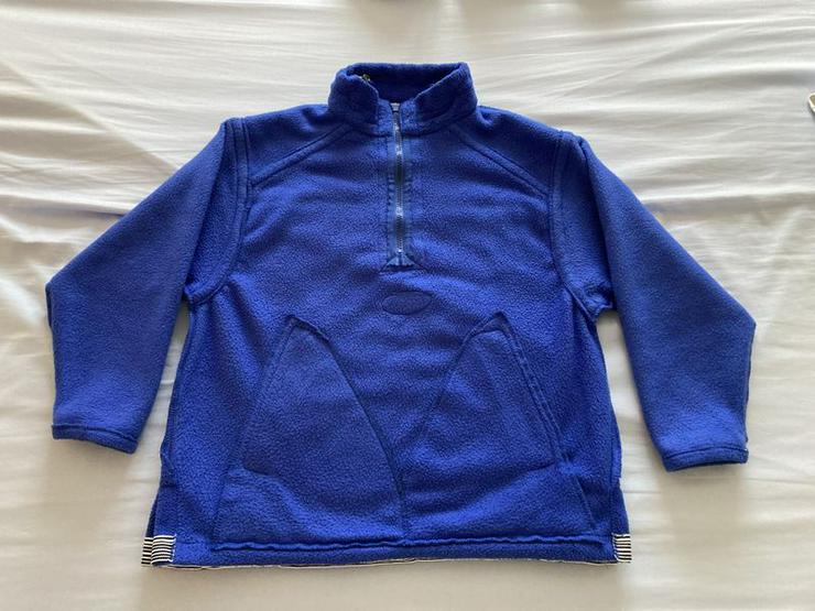 Bild 7: Fleece Pullover Gr. 128/134 blau - UNGETRAGEN