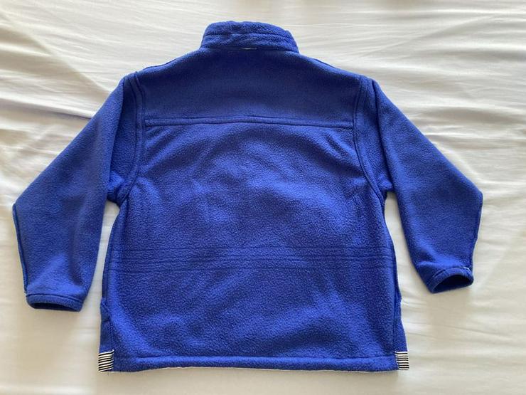 Bild 8: Fleece Pullover Gr. 128/134 kobalt blau - UNGETRAGEN