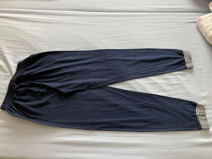 Schlafanzug Gr. 164 hellblau/dunkelblau -  NEUWERTIG - Größen 164-176 - Bild 11