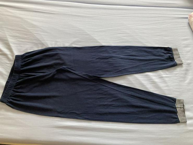Schlafanzug Gr. 164 hellblau/dunkelblau -  NEUWERTIG - Größen 164-176 - Bild 9