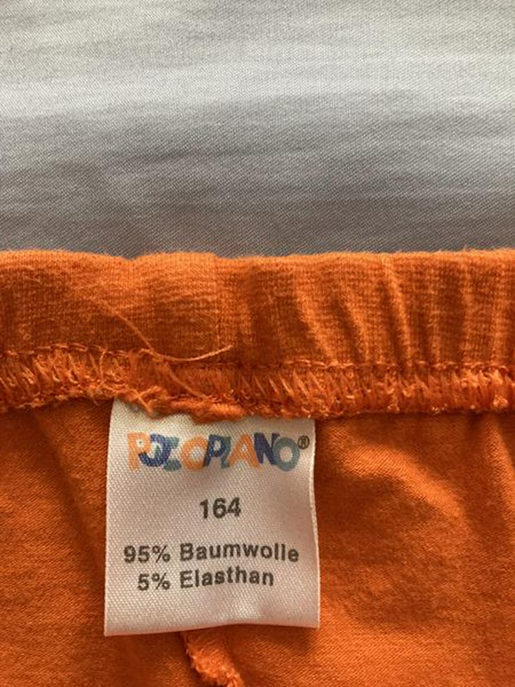 Hose Capri Freizeit Schlafanzug Gr. 164 orange NEUWERTIG - Größen 164-176 - Bild 4