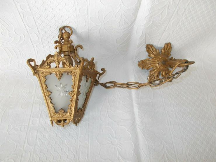 Bild 2: Vintage Messing  Lampe - Kronleuchter.
