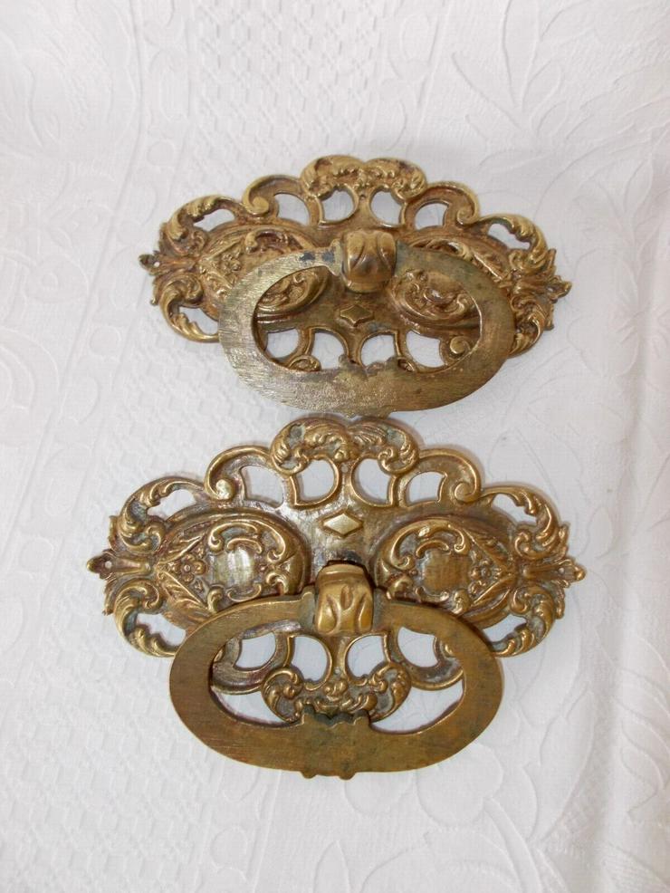 Bild 5: Alter Paar Bronze Türknäufe, Türknauf, Türgriff Gewicht 1,3 kg.