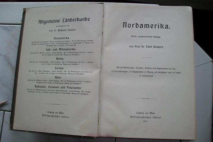 Bild 3: Allgemeine Länderkunde Nordamerika 1913