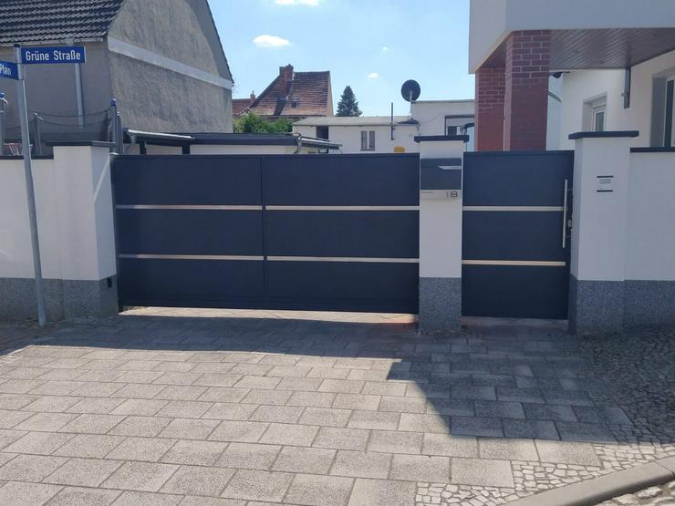 Bild 10: Moderne Muster Tore Gartenzaun Schiebetor Zaun inkl. Montage