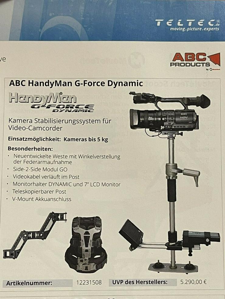 Steadicam ABC Handy Man G-Force Dynamic Gebrauchte  - Weitere - Bild 3