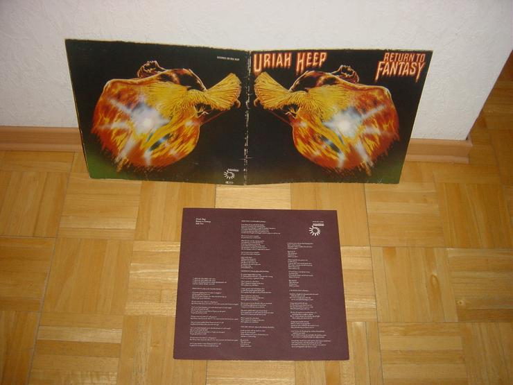Bild 4: Uriah Heep Musiktitel Return to Fantasy Schallplatte original LP von 1975 Bronze