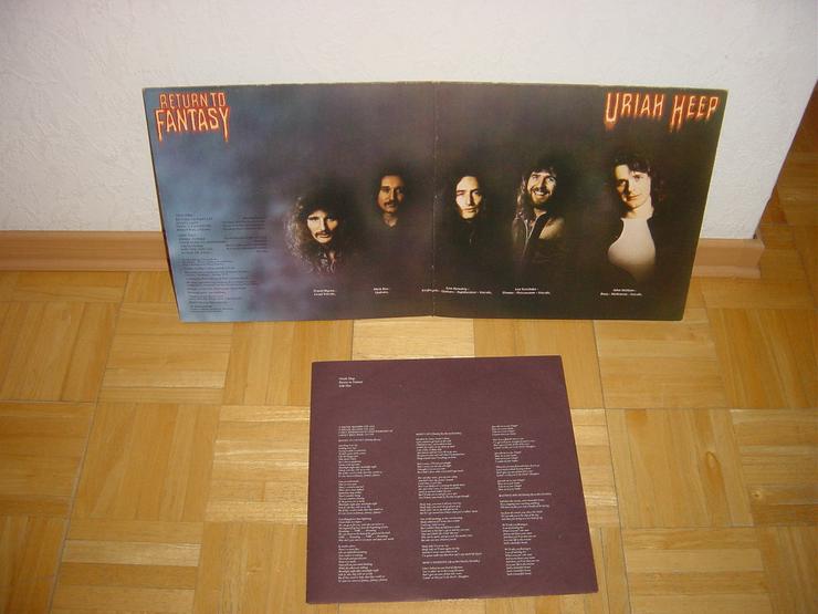 Uriah Heep Musiktitel Return to Fantasy Schallplatte original LP von 1975 Bronze - LPs & Schallplatten - Bild 3