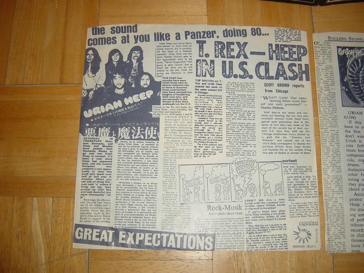 Bild 4: 2 X LP Uriah Heep Live Hard Rock 1973 VINYL Doppelalbum