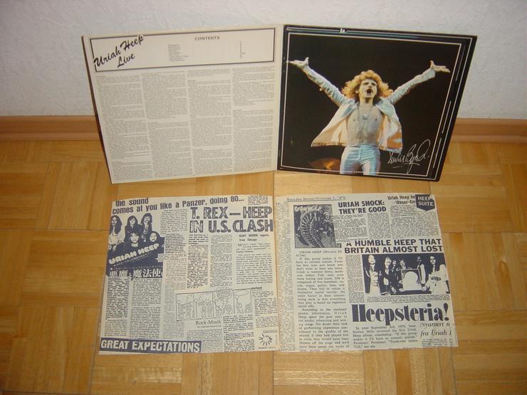 2 X LP Uriah Heep Live Hard Rock 1973 VINYL Doppelalbum - Weitere - Bild 9