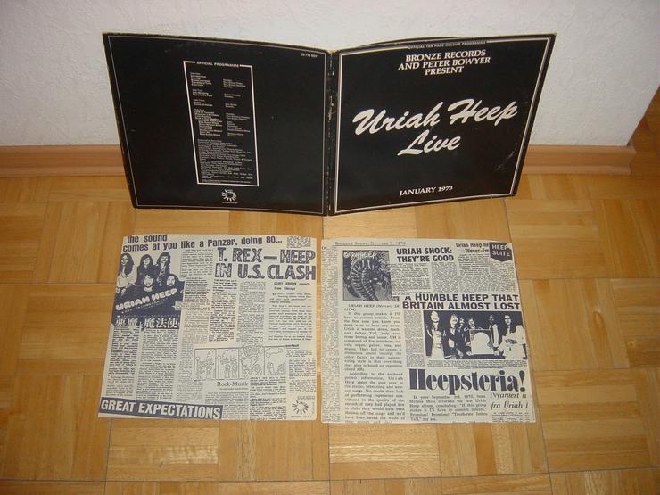 2 X LP Uriah Heep Live Hard Rock 1973 VINYL Doppelalbum