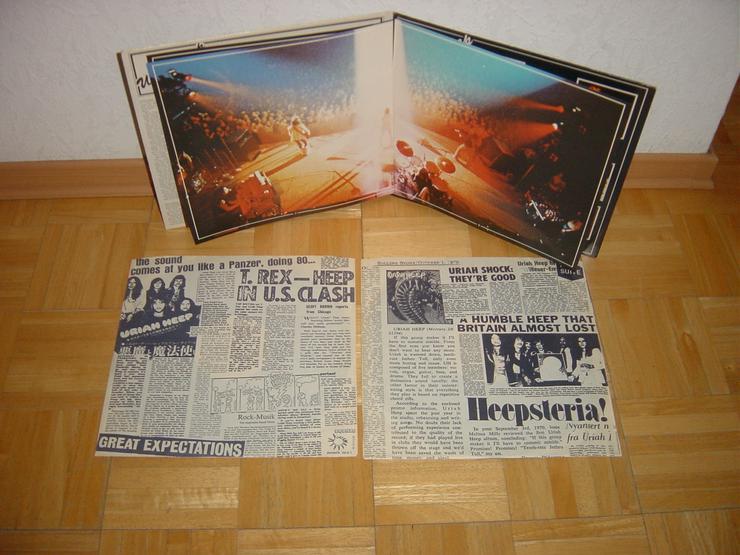 Bild 6: 2 X LP Uriah Heep Live Hard Rock 1973 VINYL Doppelalbum