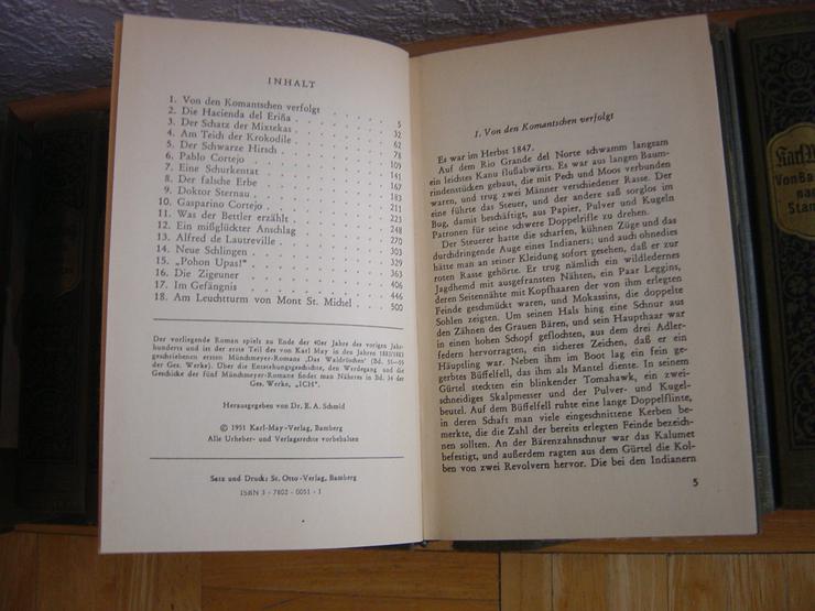 15 x Karl May Bücherbände aus 1952 / Karl-May-Verlag - Romane, Biografien, Sagen usw. - Bild 11
