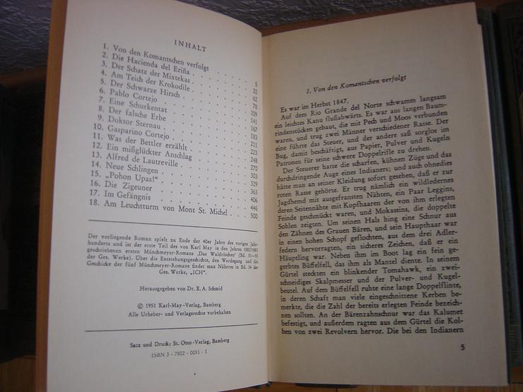 15 x Karl May Bücherbände aus 1952 / Karl-May-Verlag - Romane, Biografien, Sagen usw. - Bild 10