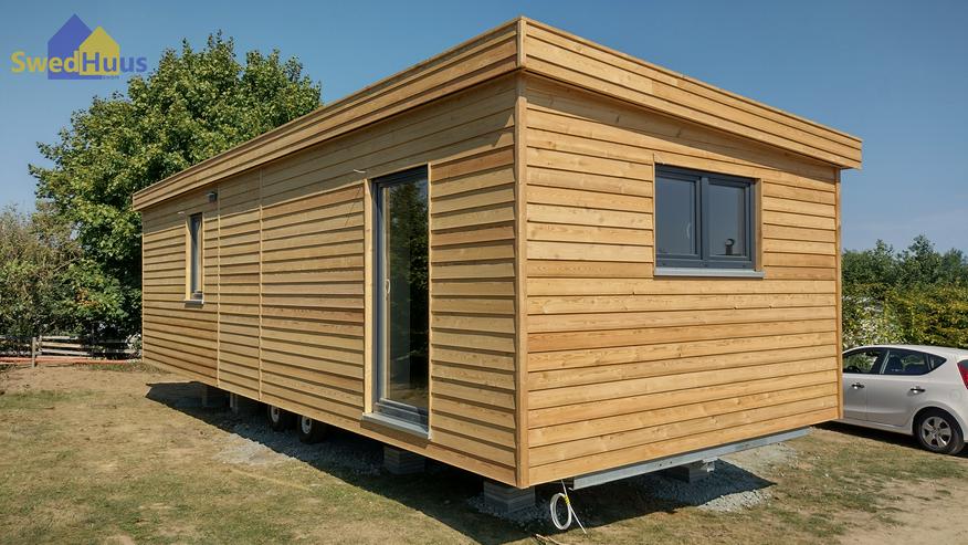 Mobilheim Ökologisch - SwedHuus Modell Arvika - 40-80m² möglich - Holzhaus Tiny House - Haus kaufen - Bild 1